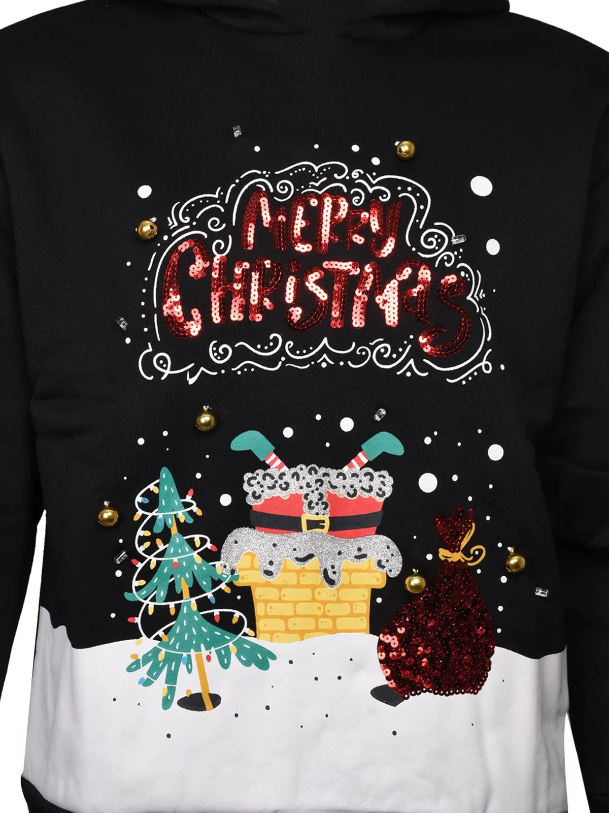 2 Pack 3D LED Christmas Hoodies