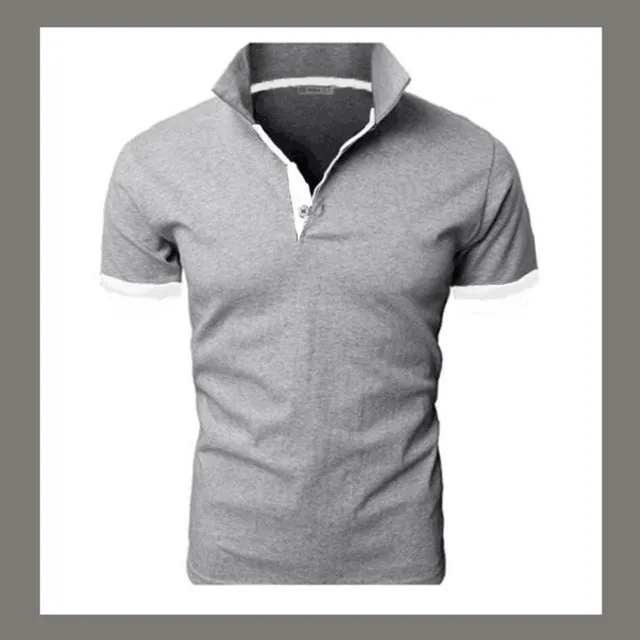 2019 Fashion Polo Shirt Men Casual Turn Down Collar Short Sleeve Men Shirt Slim Fit Mens Summer Tops Polo Homme Plus Size 5xl