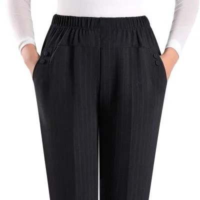 2021 Extra Large Size Women Pants Loose High Waist Elastic Sizes XL - 8XL