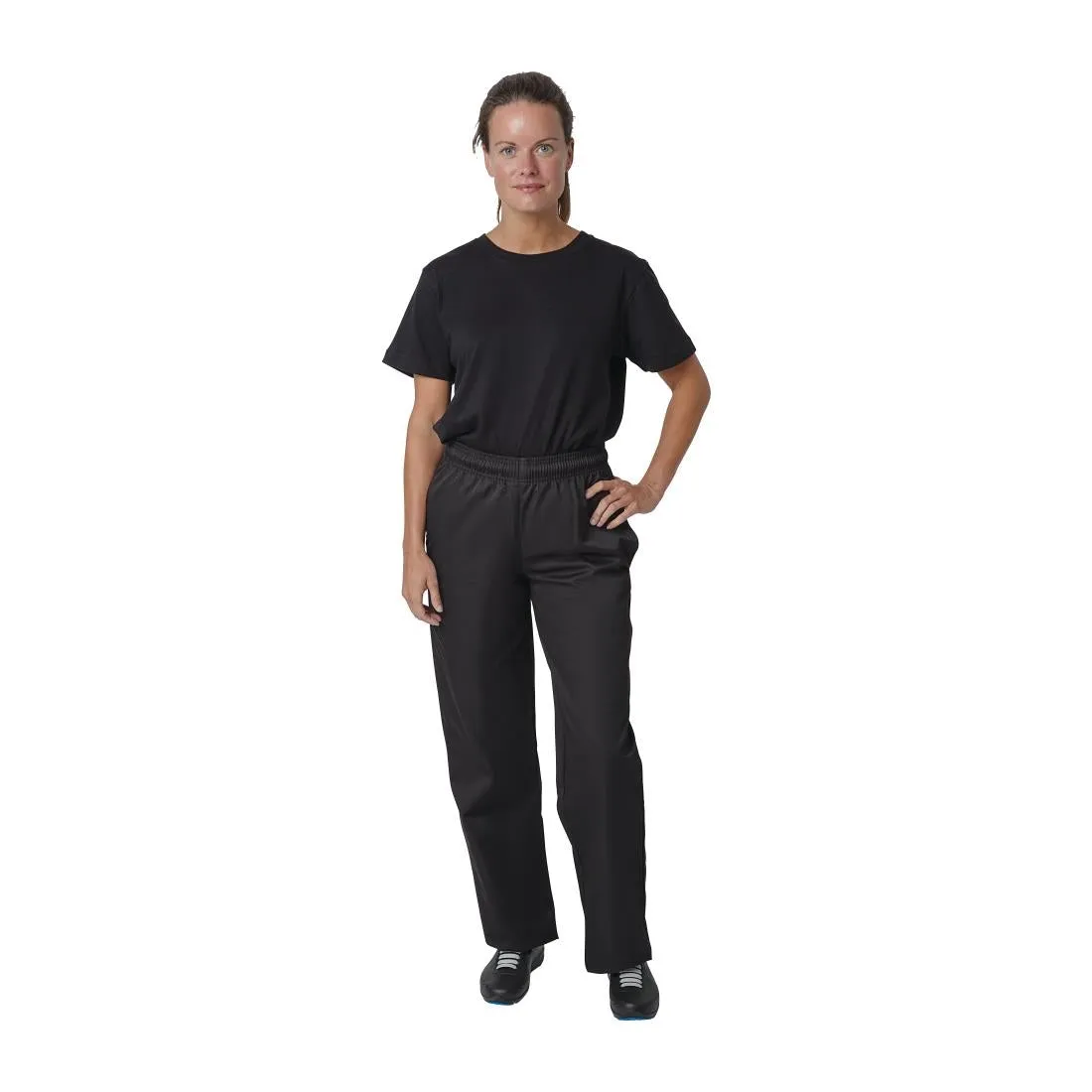 A582-5XL Whites Vegas Chef Trousers Polycotton Black 5XL