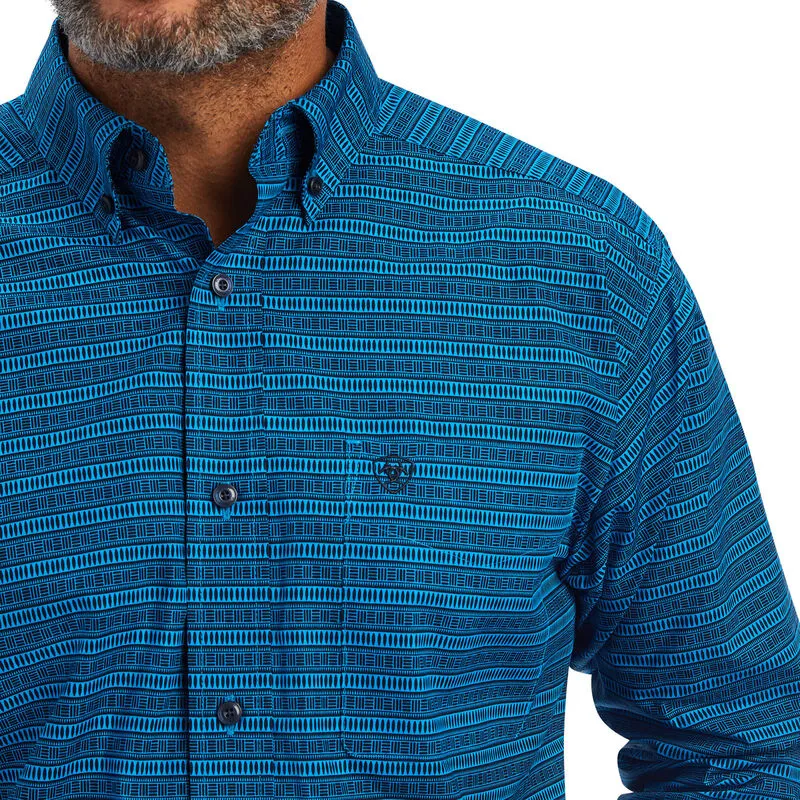 Ariat Beasley Classic Blue Classic Fit Shirt