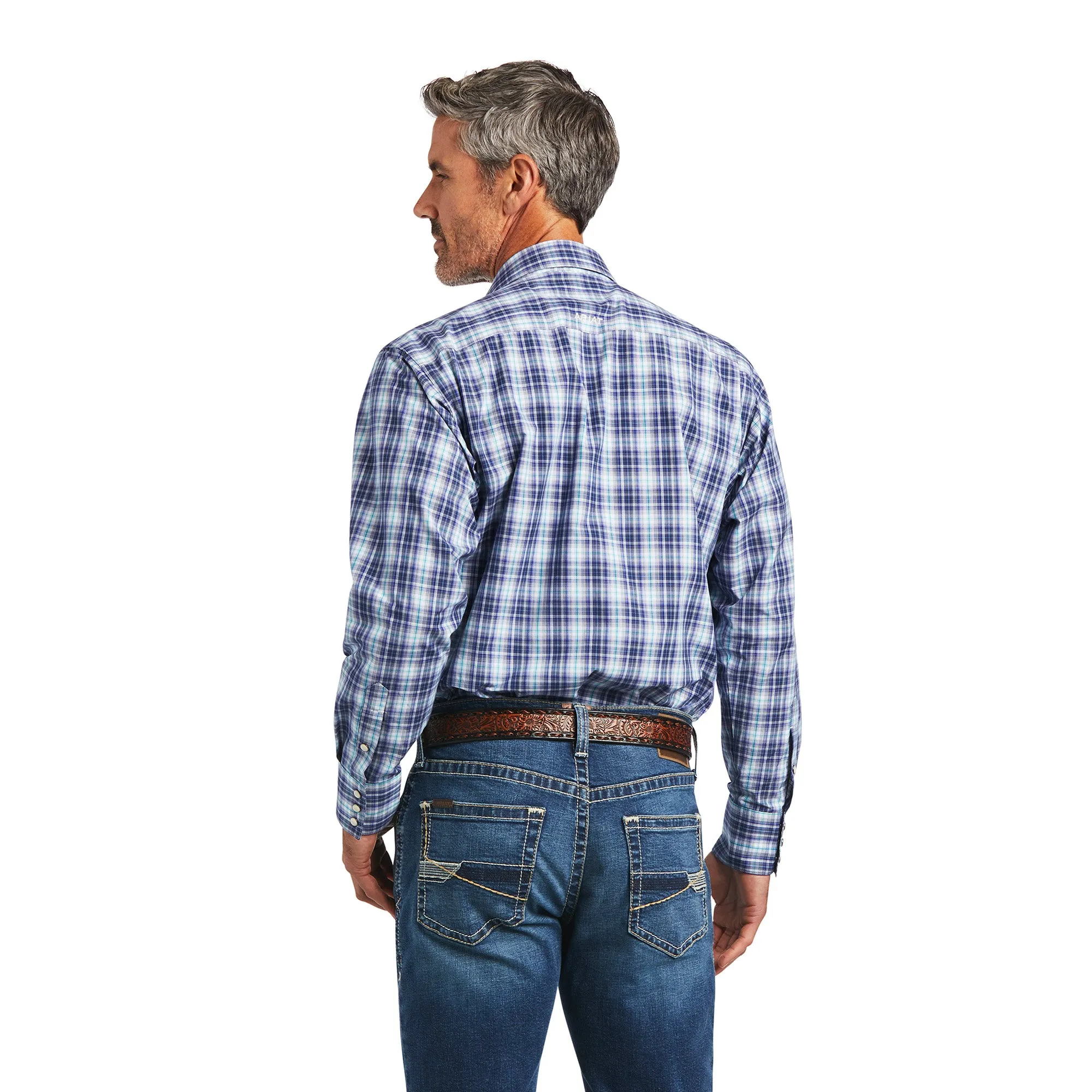 Ariat | Men's Ivy | Classic Fit Western Shirt | Dutch Blue