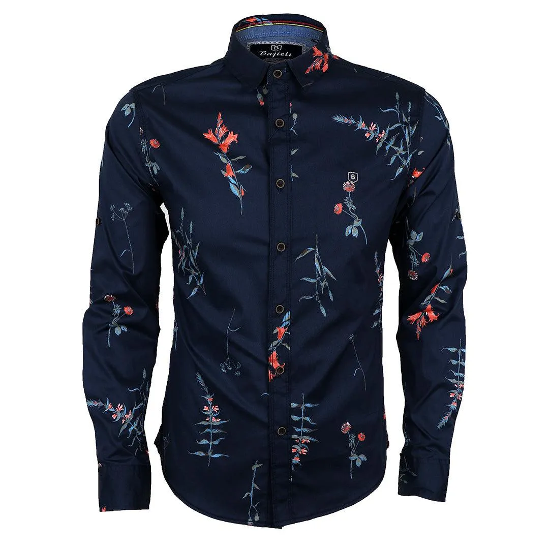 Baijeli Executive Style Collection Shirt- NavyBlue