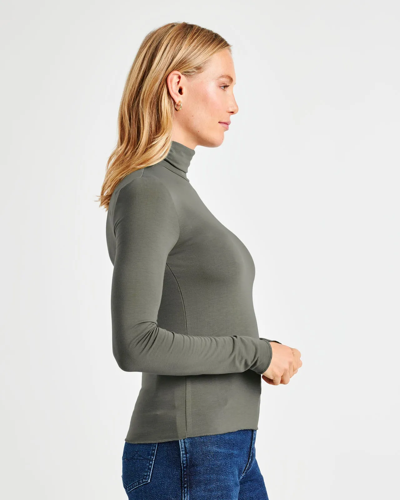 Bamboo Long Sleeve Turtleneck