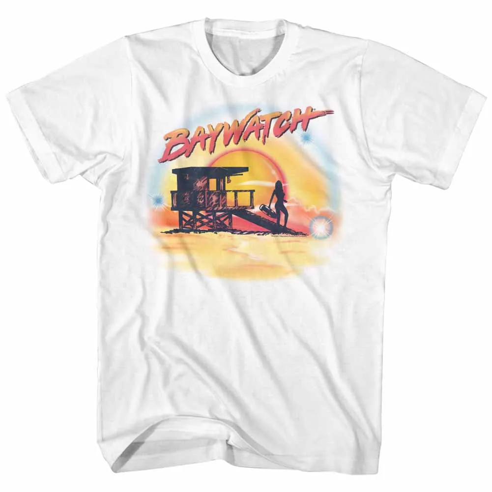 Baywatch Airbrush Men's T-Shirt