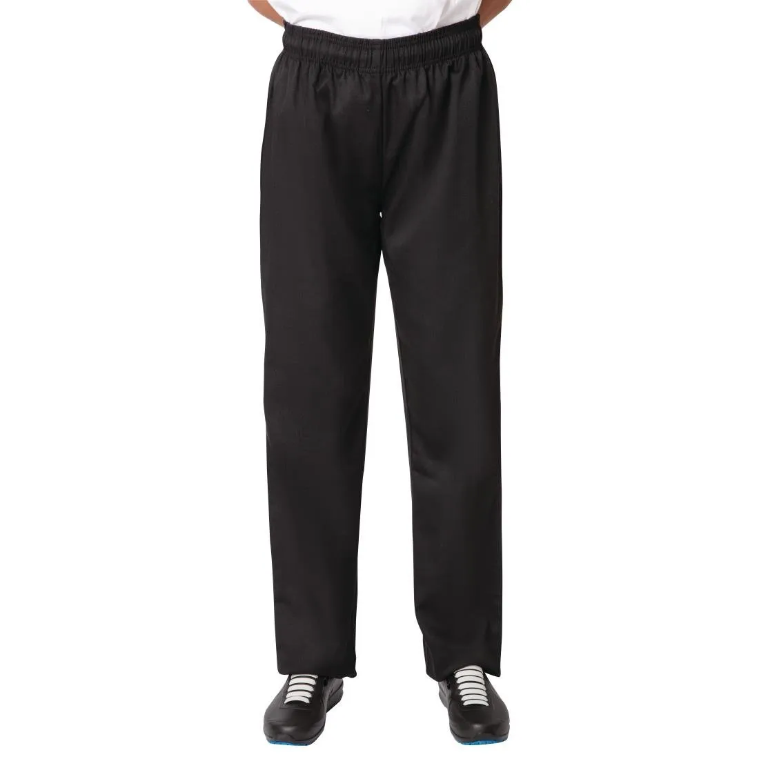 BB477-XXL Nisbets Essentials Chef Trousers Black 2XL