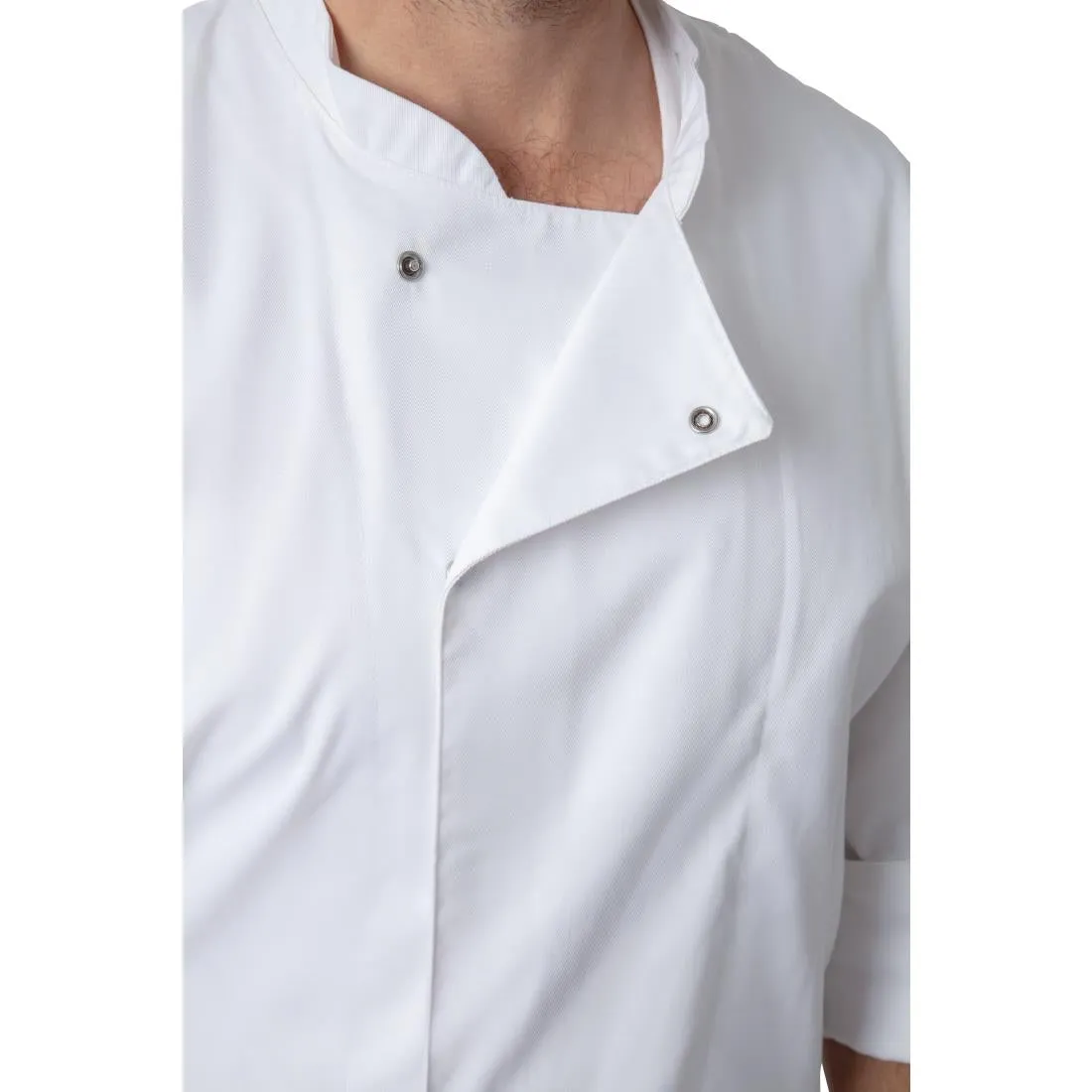 BB578-S Whites Unisex Atlanta Chef Jacket White Teflon Size S