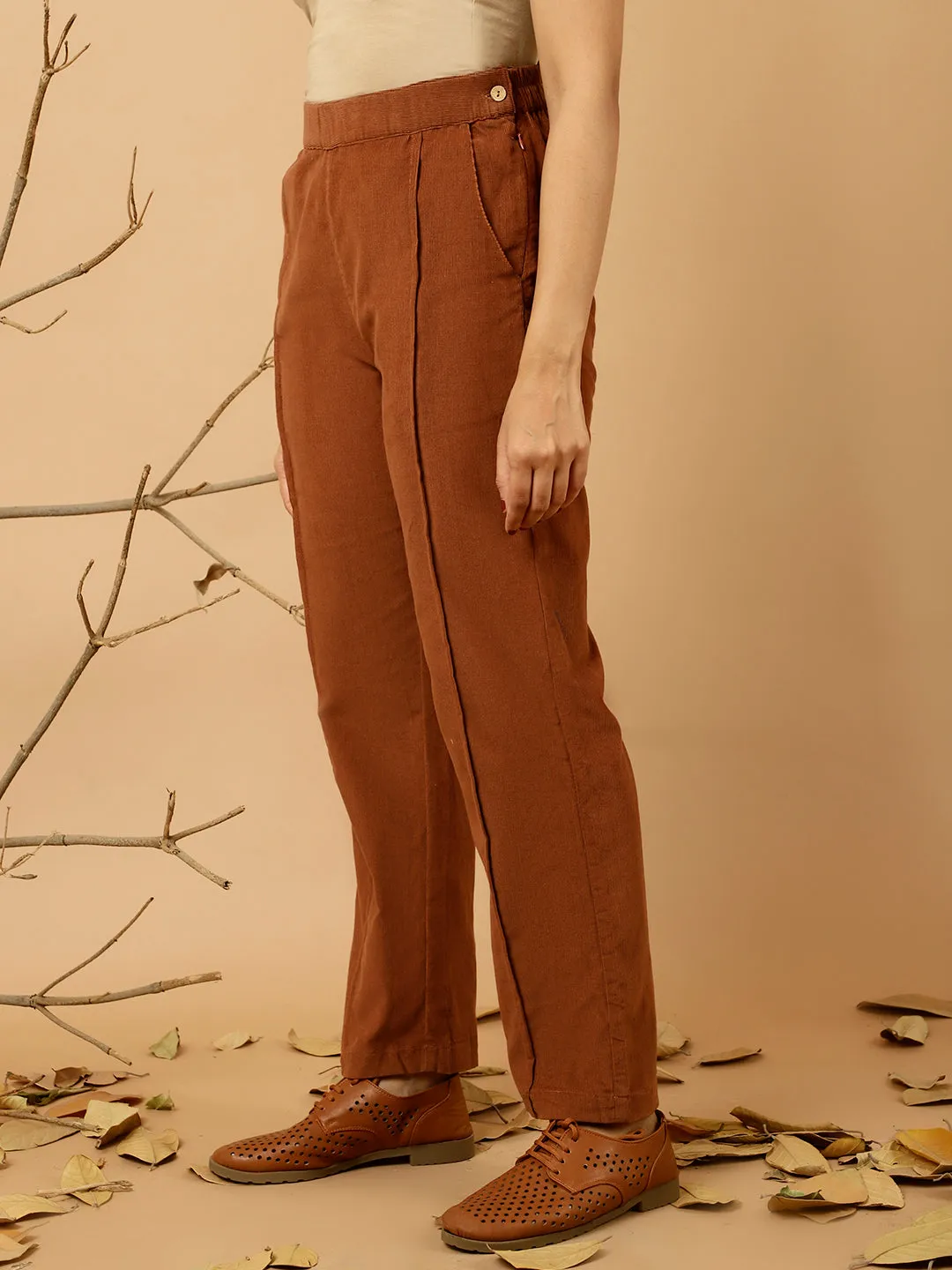 Brown Corduroy Pants