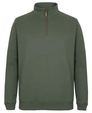 C Of C Brass 1/2 Zip Sweat - S3FSZ