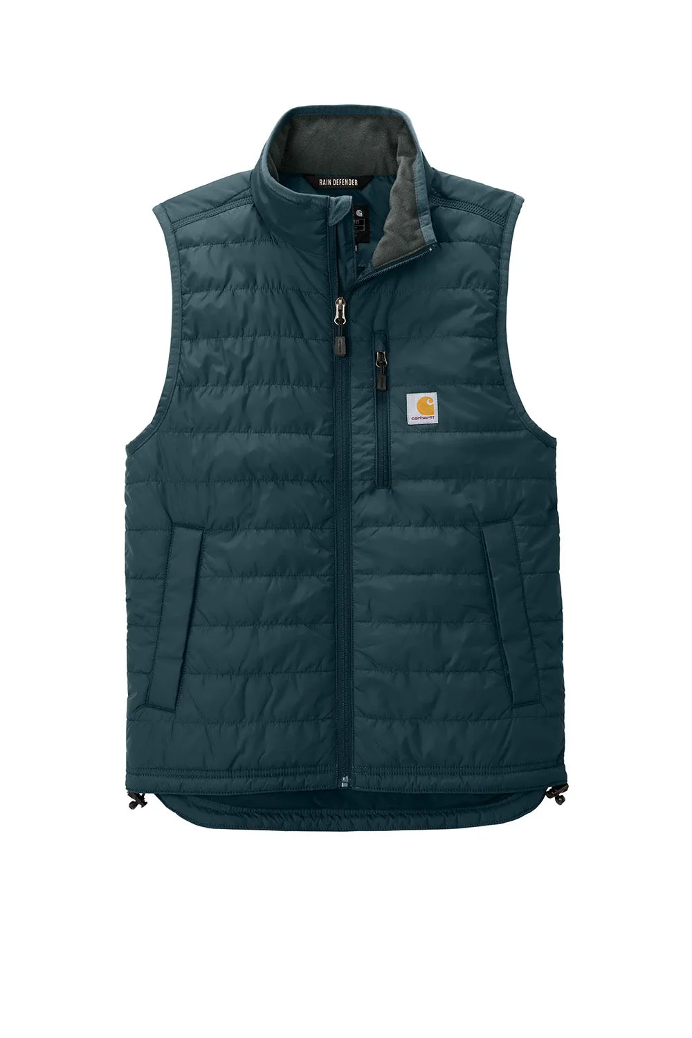 Carhartt Mens Gilliam Full Zip Vest - Navy Blue