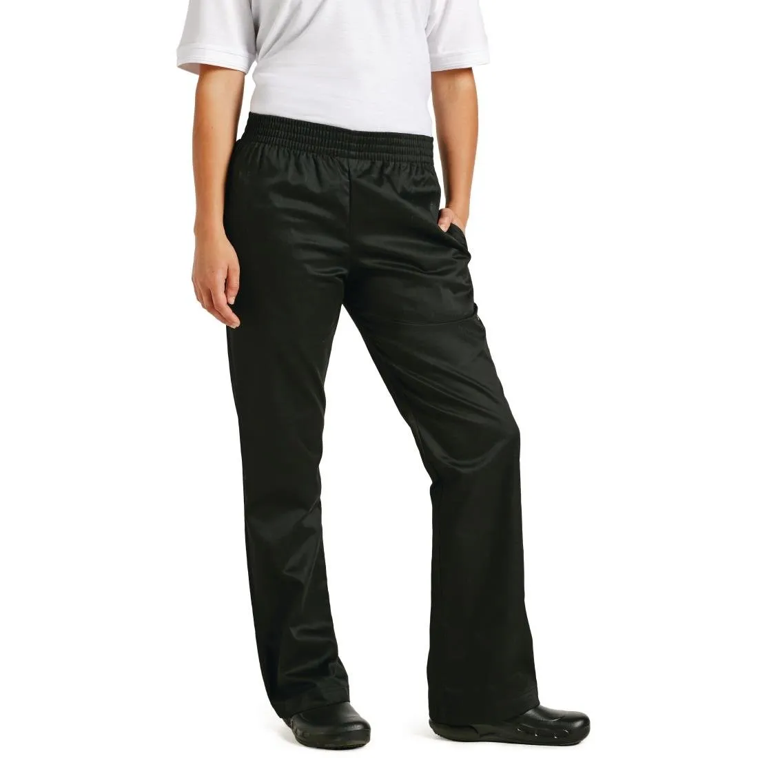 Chef Works Womens Basic Baggy Chefs Trousers Black XS - B223-XS