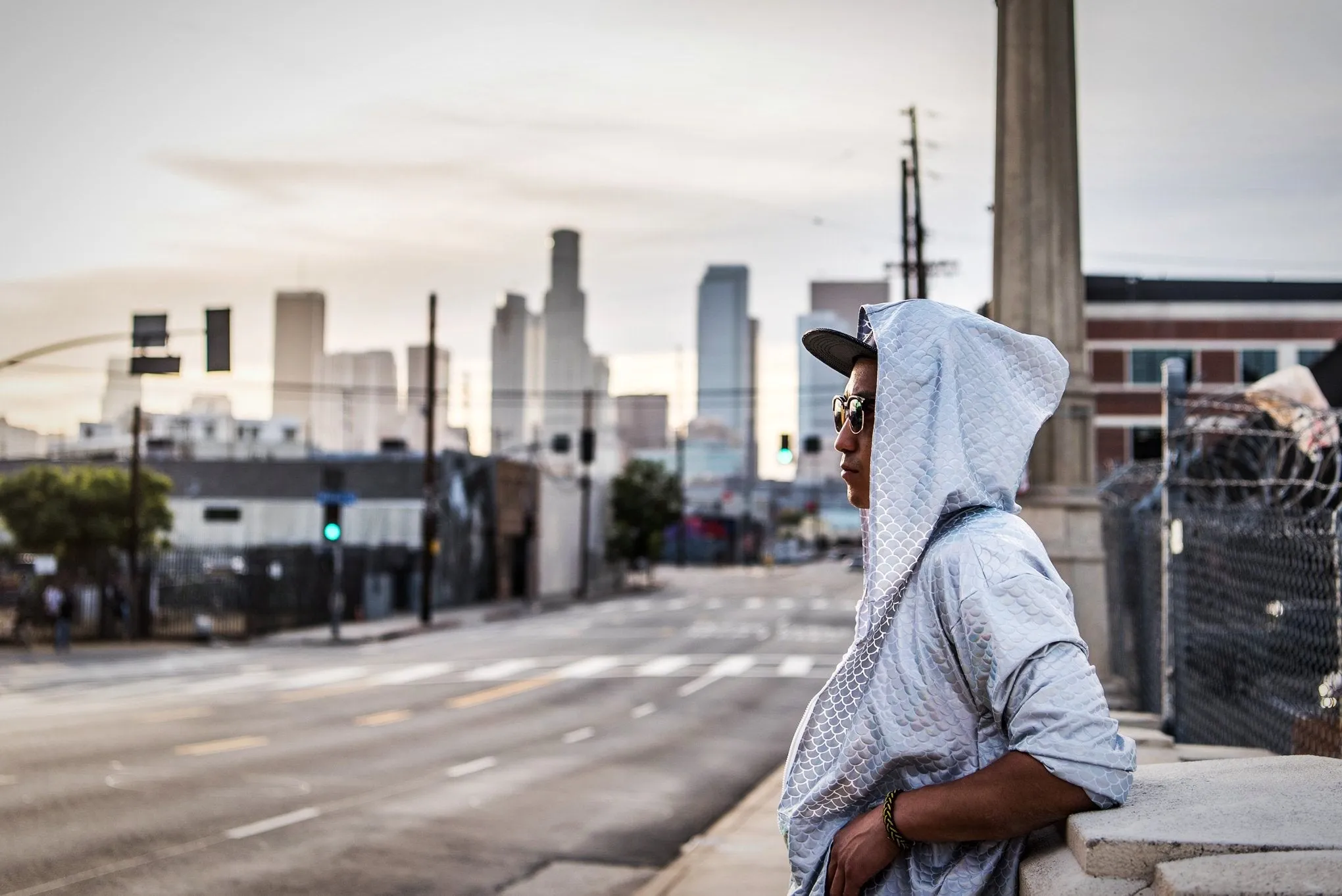 Cosmic Holographic Men's Hoodies