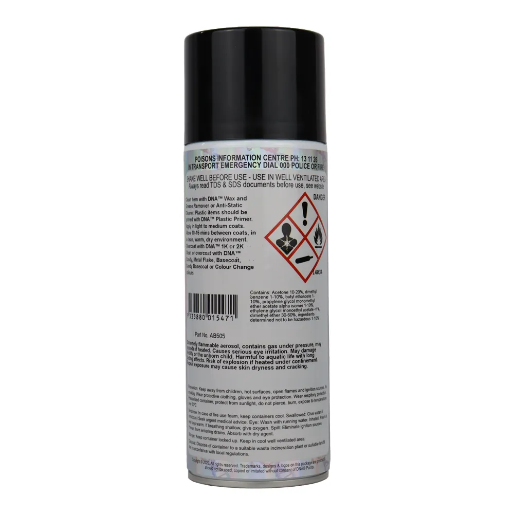 DNA PAINTS Helix Basecoat Spray Paint 350ml Aerosol Aqua Blue with Undercoat