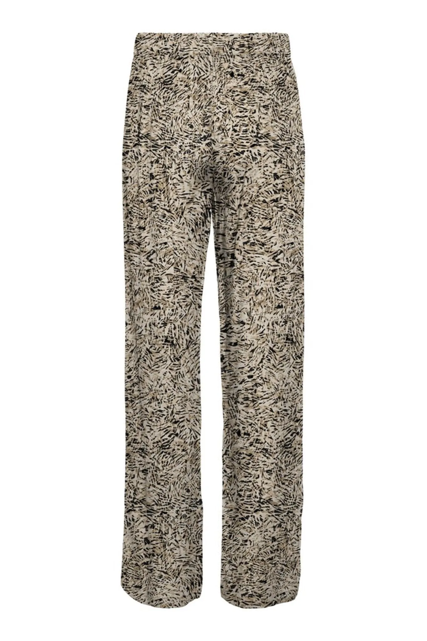 Easy Wide Trousers - White Pepper