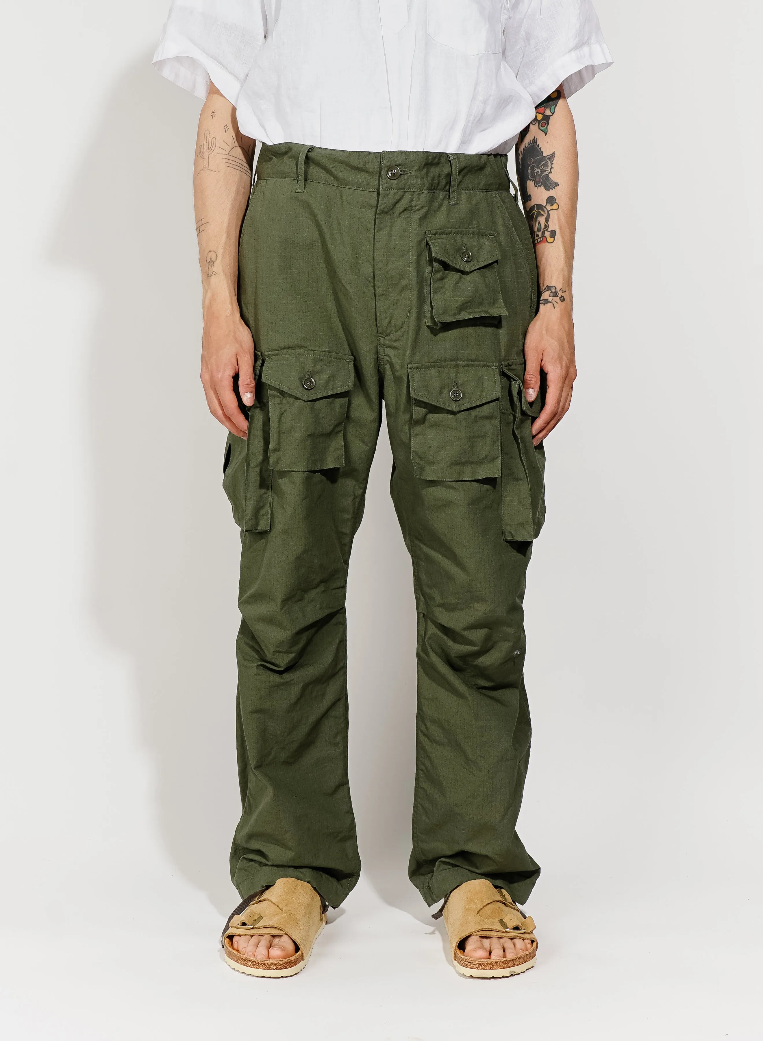 FA Pant - Olive Ripstop Cotton