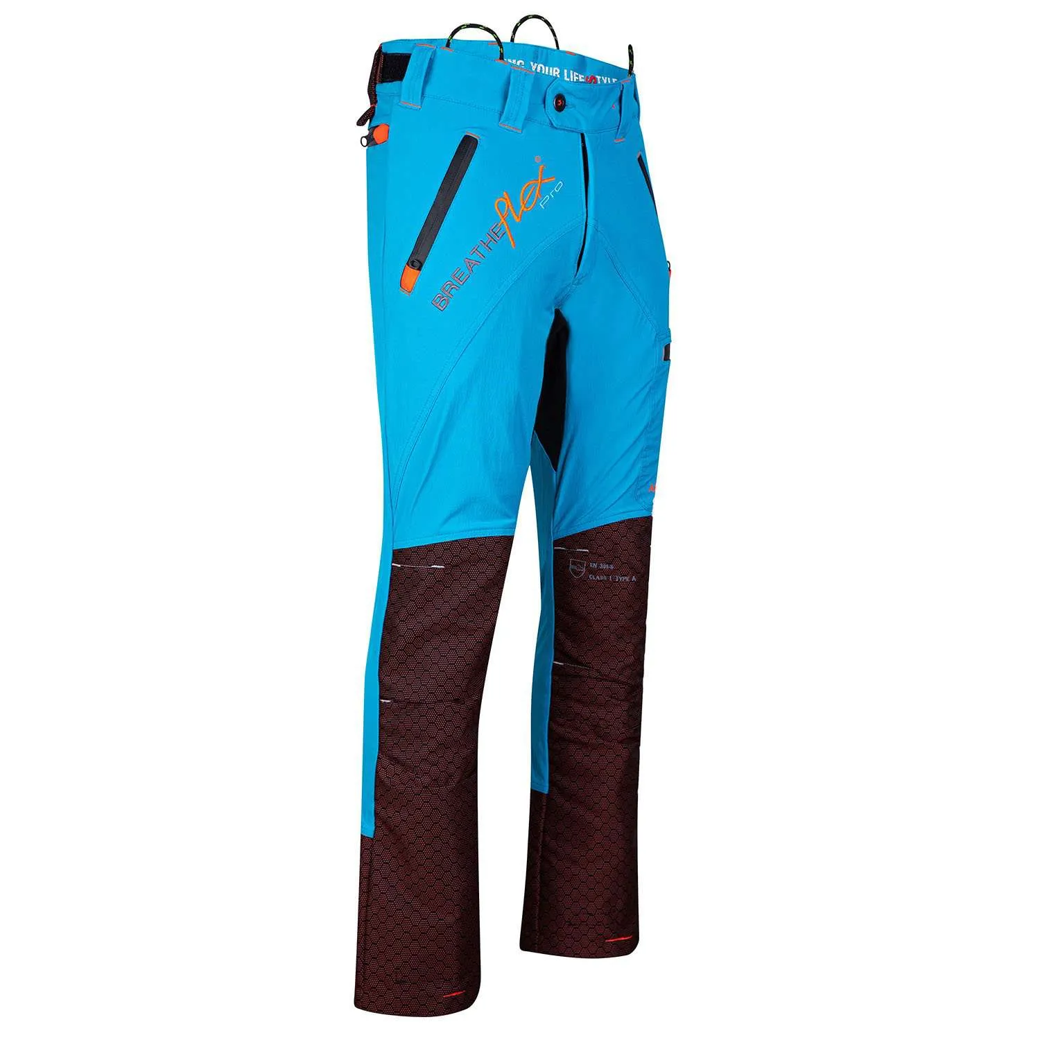 Freestyle Chainsaw Trousers Design A Class 1 - Aqua - AT4061