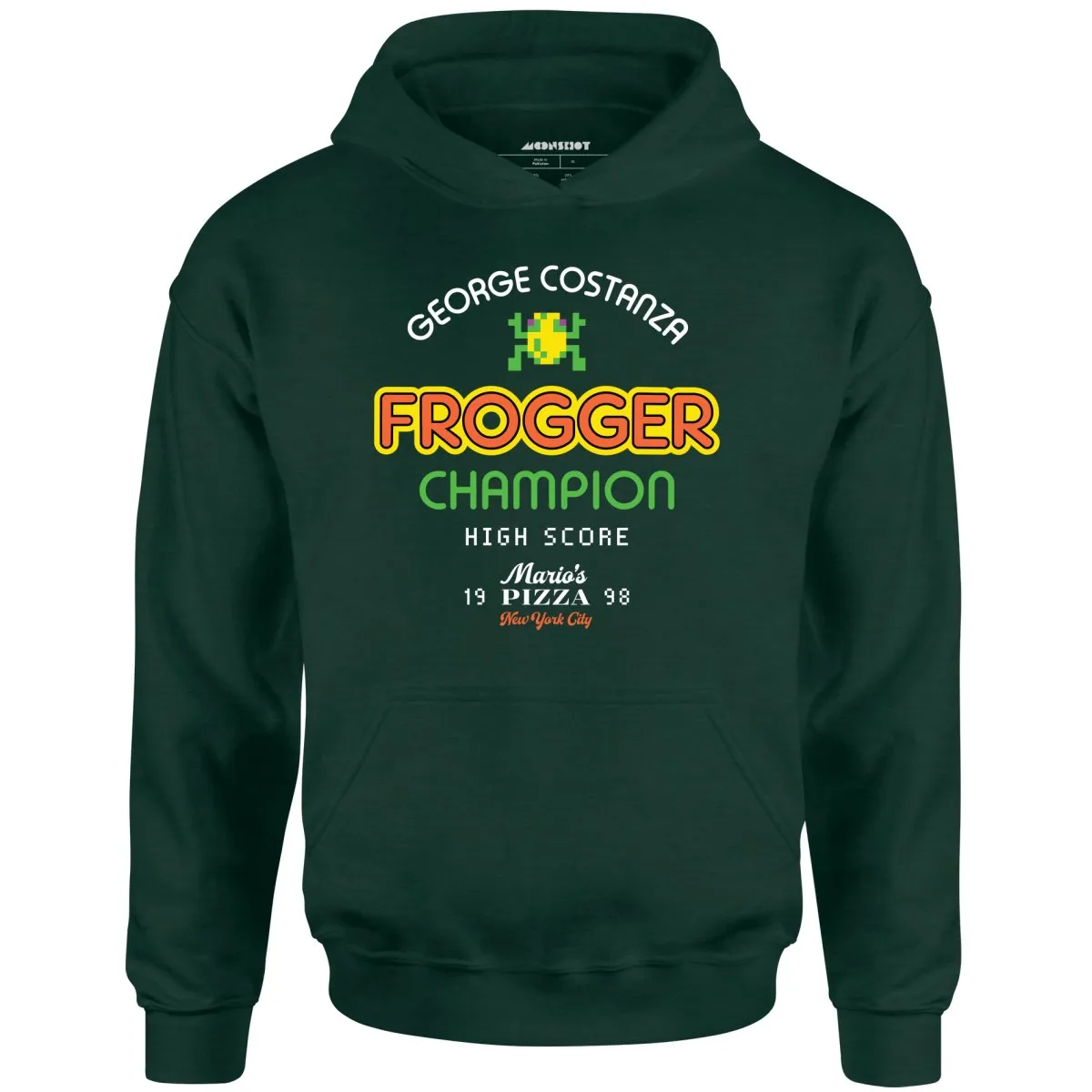 George Costanza Frogger Champion - Mario's Pizza - Unisex Hoodie