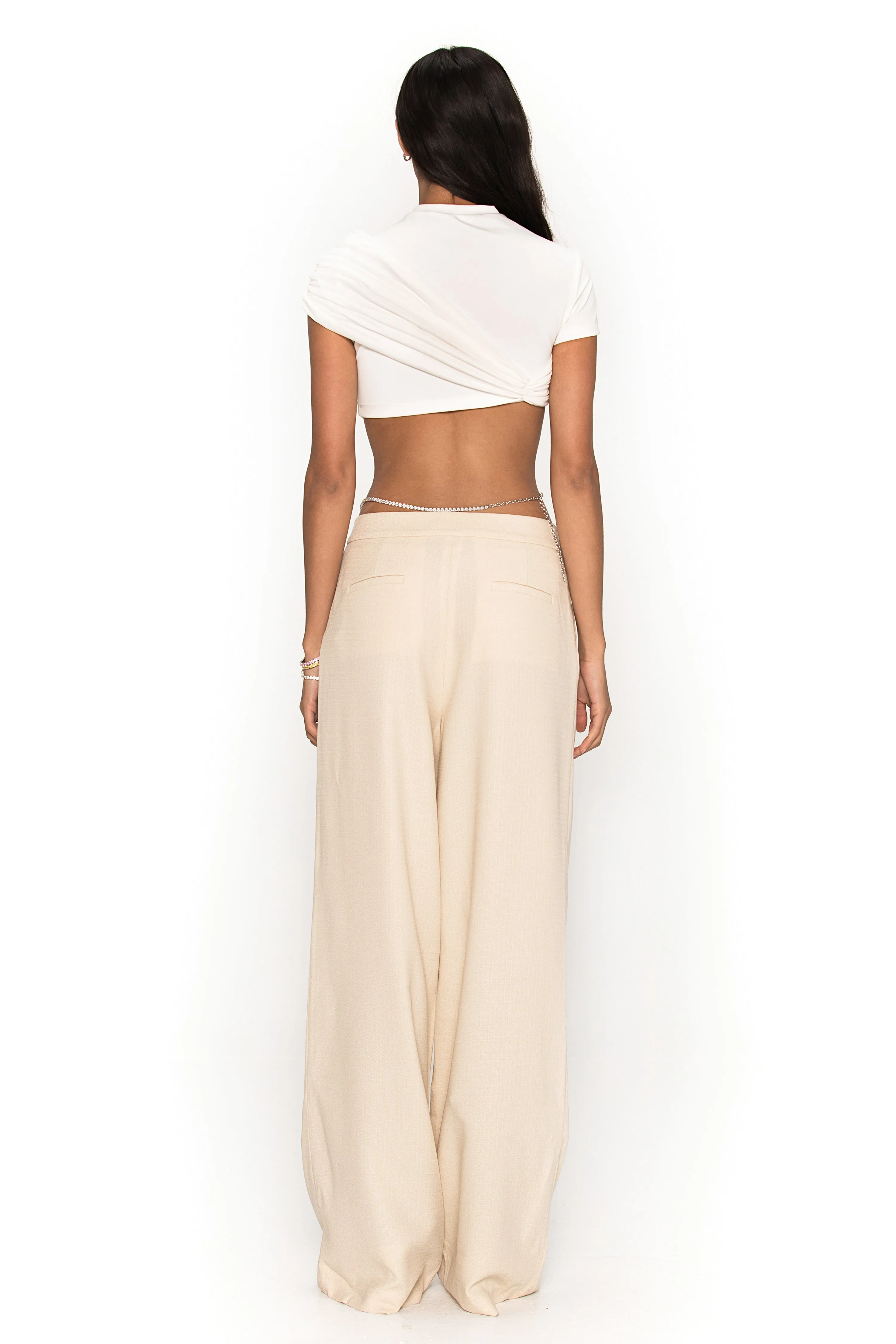 Gisele Pants (Cream) (Final Sale)