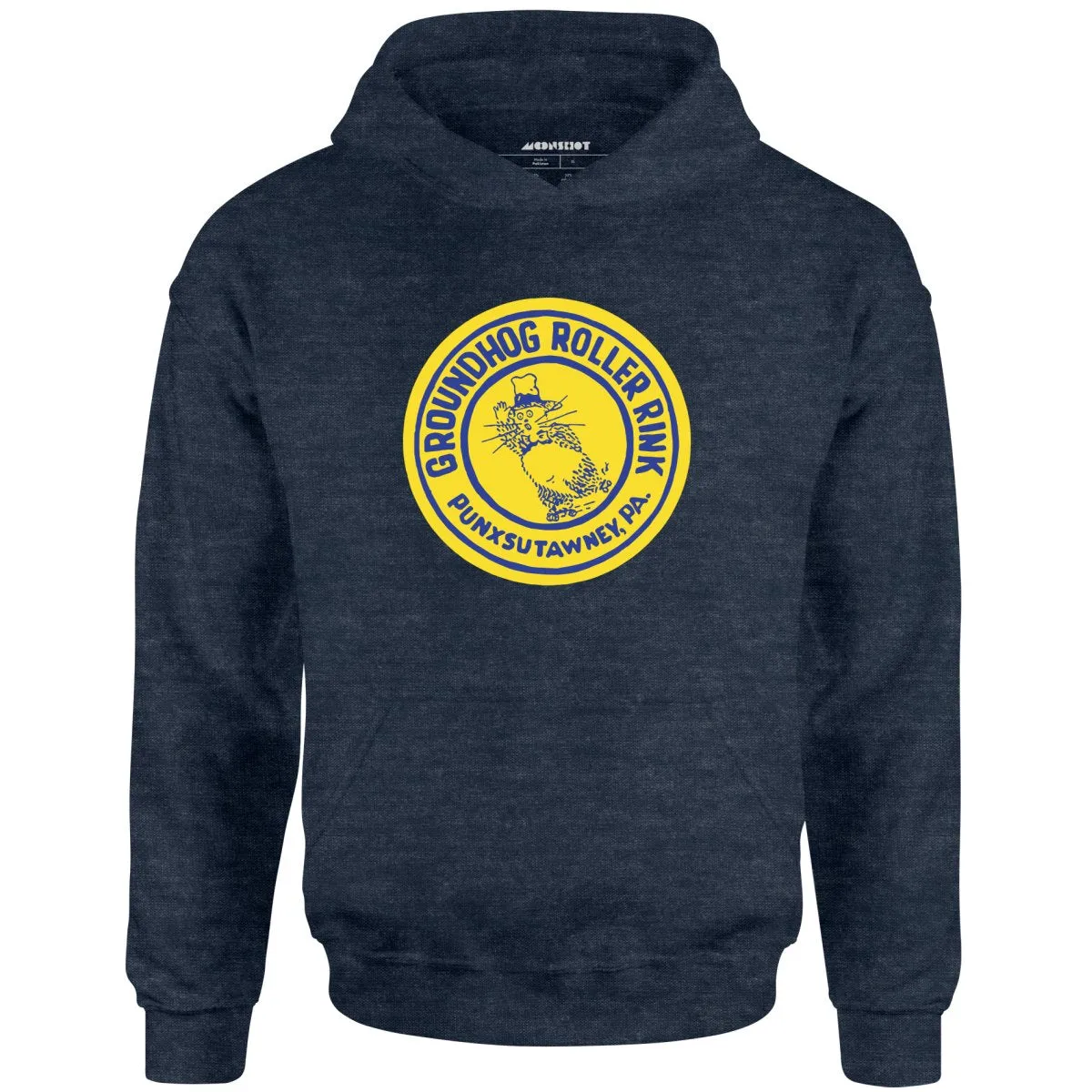 Groundhog Roller Rink - Punxsutawney, PA - Vintage Roller Rink - Unisex Hoodie