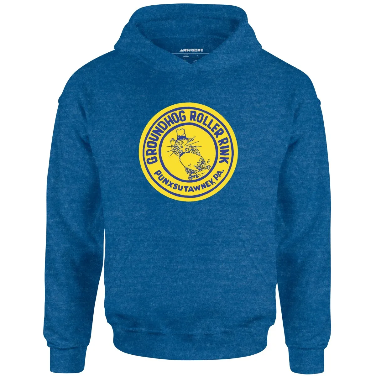 Groundhog Roller Rink - Punxsutawney, PA - Vintage Roller Rink - Unisex Hoodie