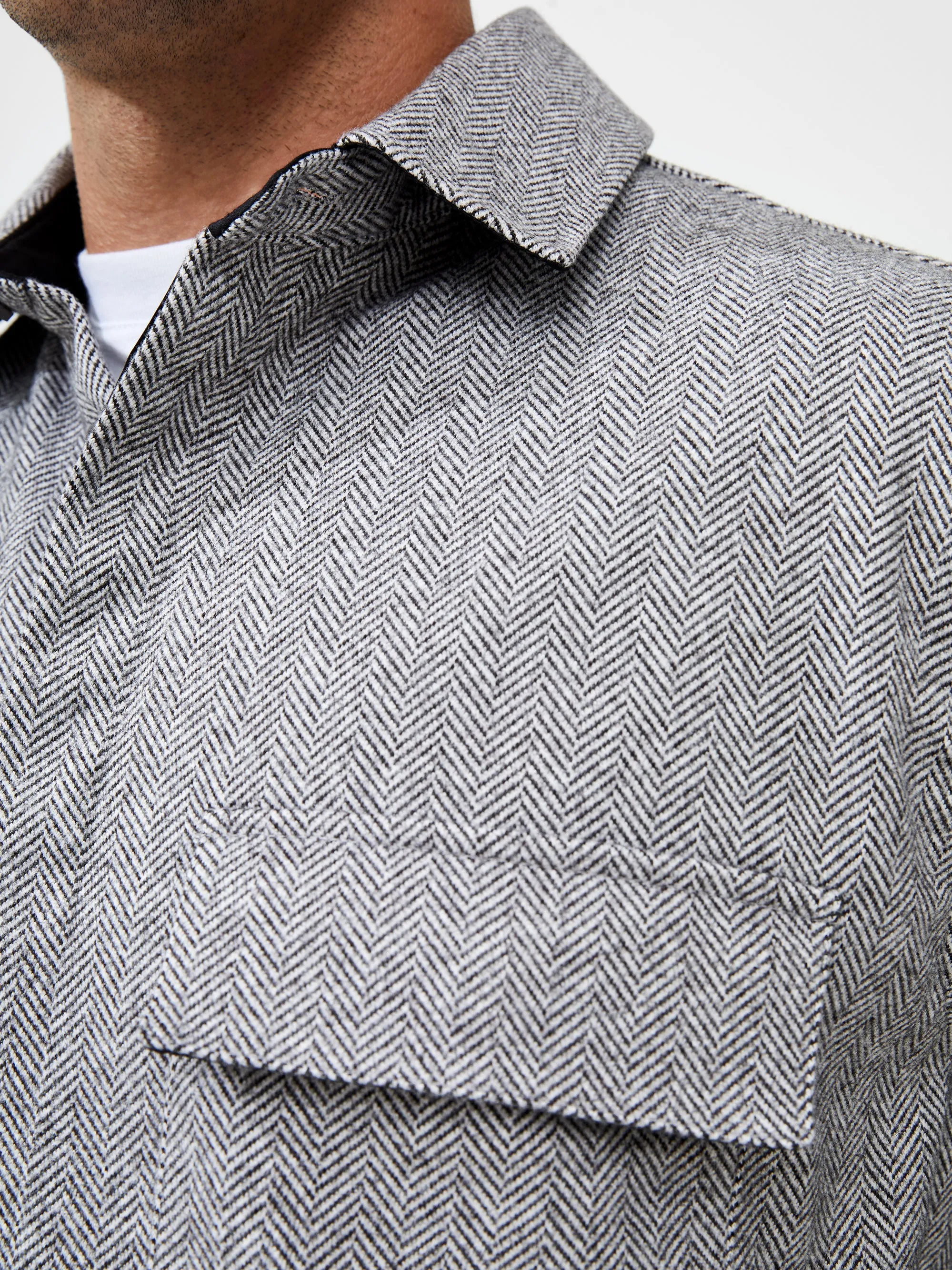 Herringbone Long Sleeve Shirt