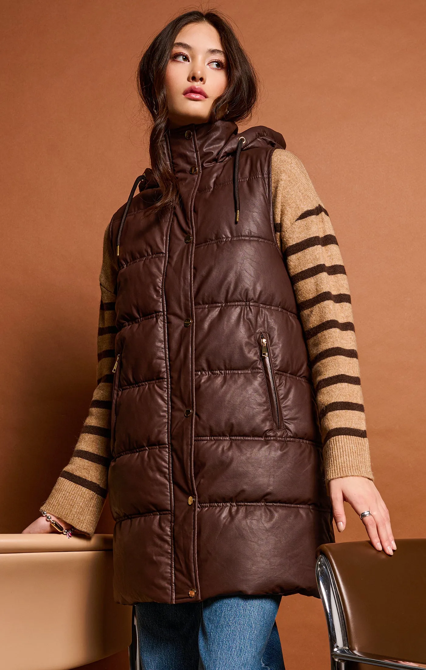 Hooded Puffer Vest