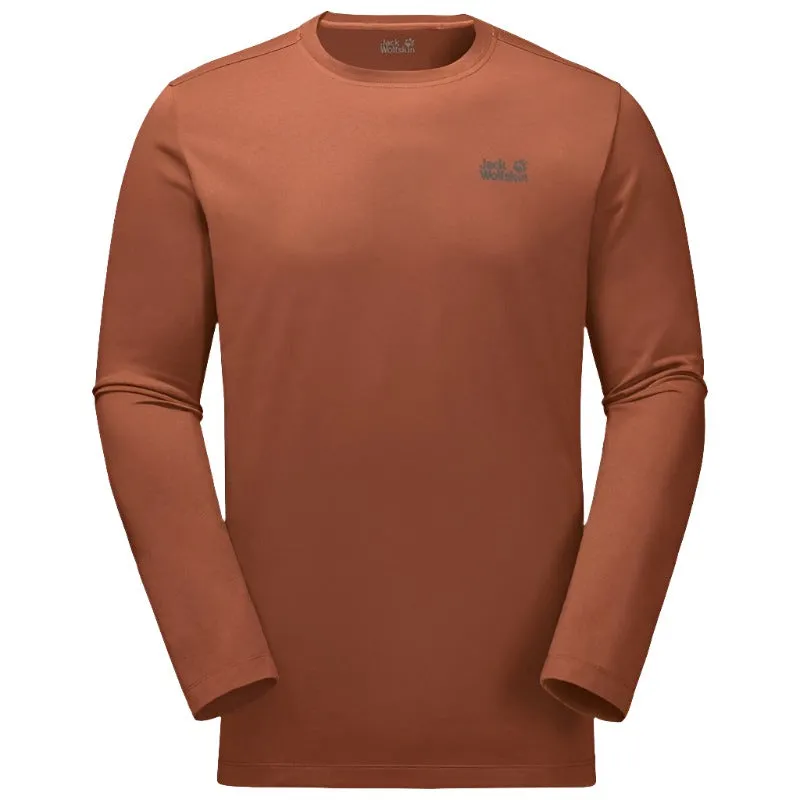 Jack Wolfskin Essential Tee Men's Longsleeve - Copper