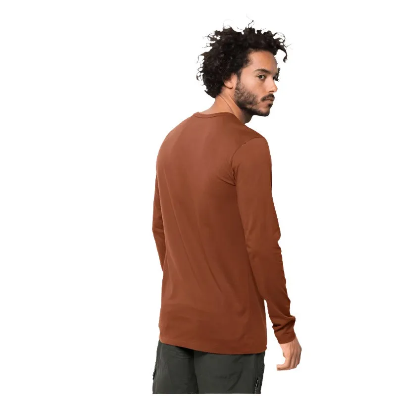 Jack Wolfskin Essential Tee Men's Longsleeve - Copper