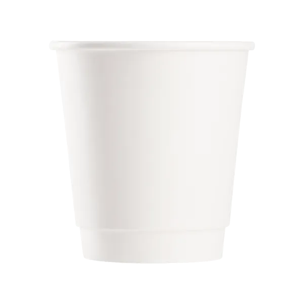 Karat 10oz Insulated Paper Hot Cups (90mm), White - 500 pcs