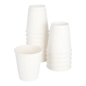 Karat 10oz Insulated Paper Hot Cups (90mm), White - 500 pcs