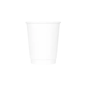 Karat 8oz Insulated Paper Hot Cups (80mm), White - 500 pcs