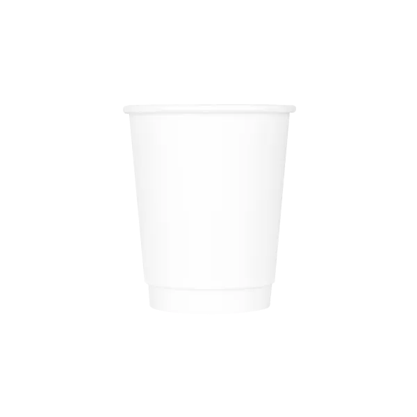 Karat 8oz Insulated Paper Hot Cups (80mm), White - 500 pcs