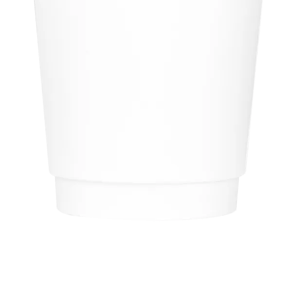 Karat 8oz Insulated Paper Hot Cups (80mm), White - 500 pcs