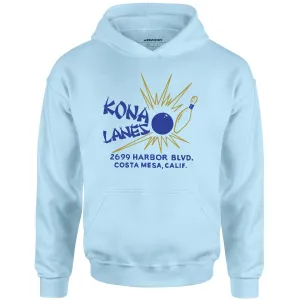 Kona Lanes v2 - Costa Mesa, CA - Vintage Bowling Alley - Unisex Hoodie