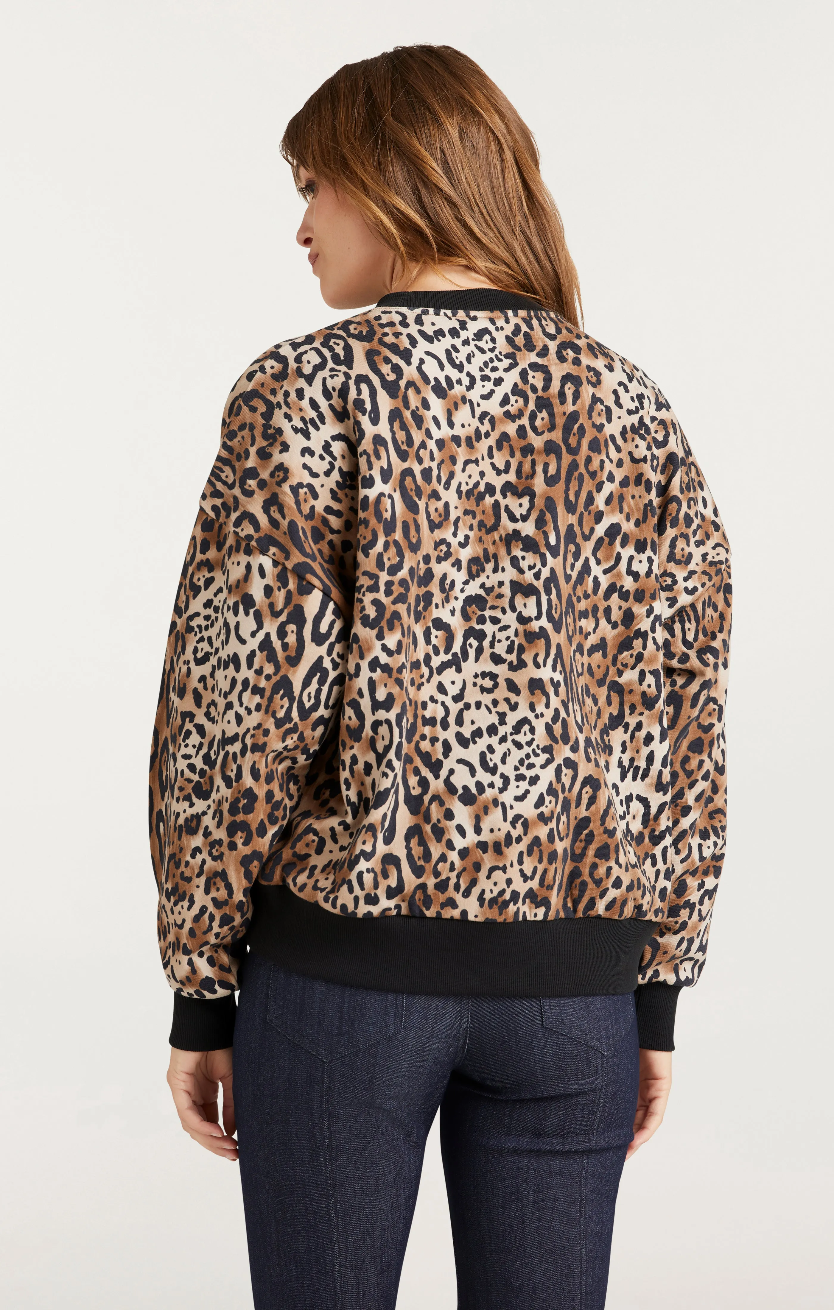 Leopard Amour Brandy Sweatshirt Pullover