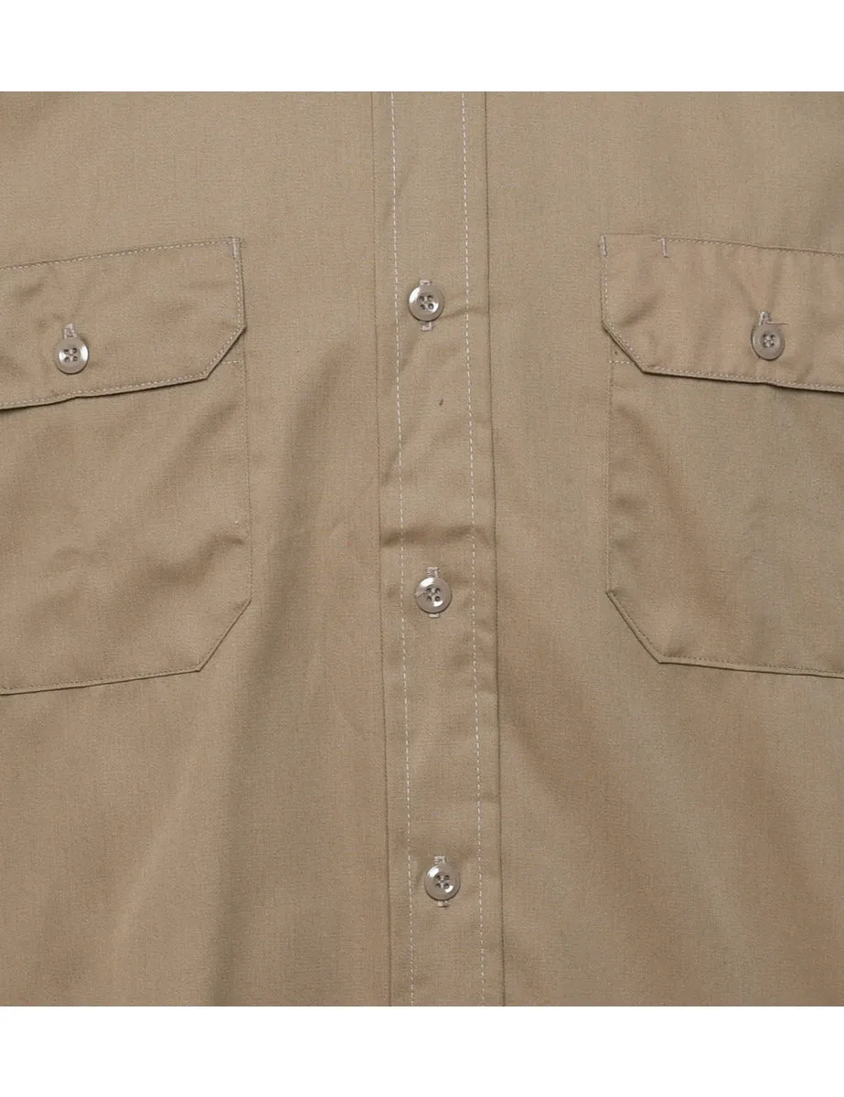 Light Brown Workwear Shirt - L