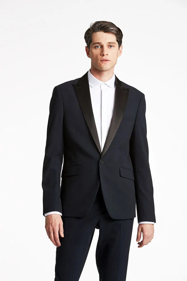 Lindbergh Stretch Tuxedosuit Slim Fit | Navy