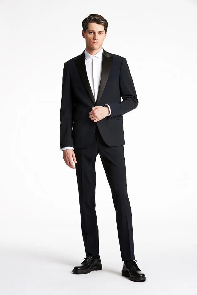 Lindbergh Stretch Tuxedosuit Slim Fit | Navy