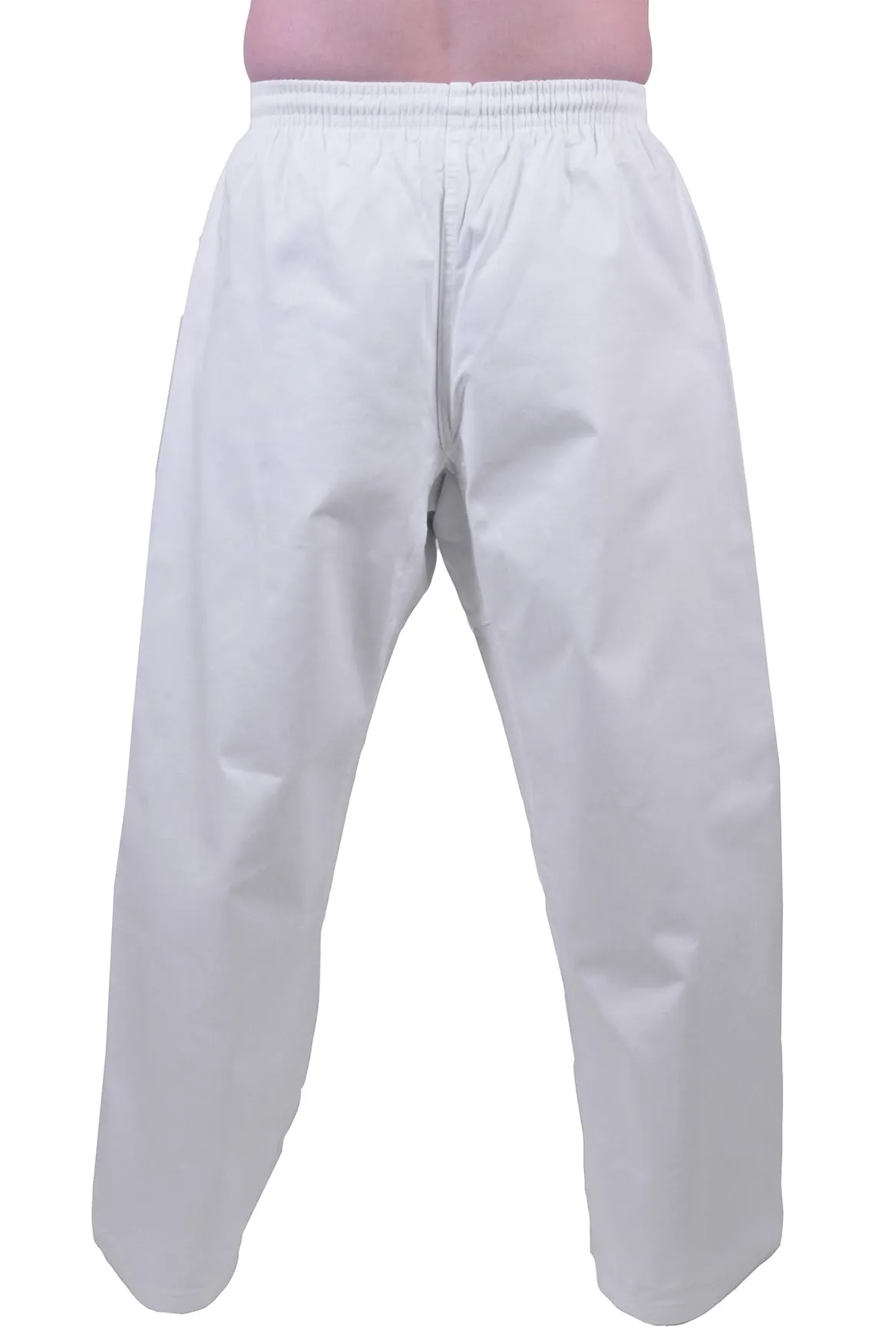 MAR-020A | 8oz White Traditional Karate Trousers