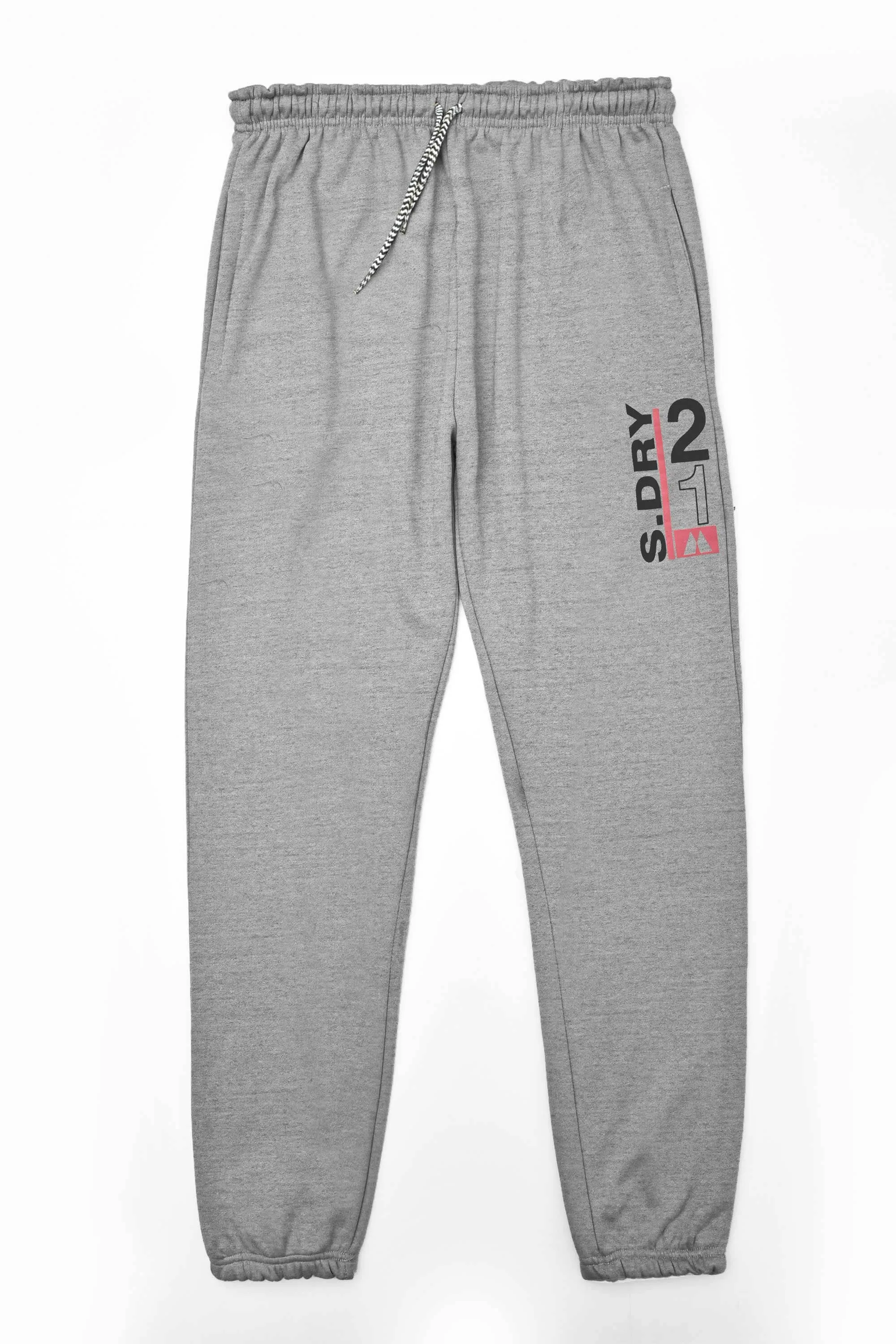 MAX 21 Men's S Dry Printed Fleece Joggers Pants