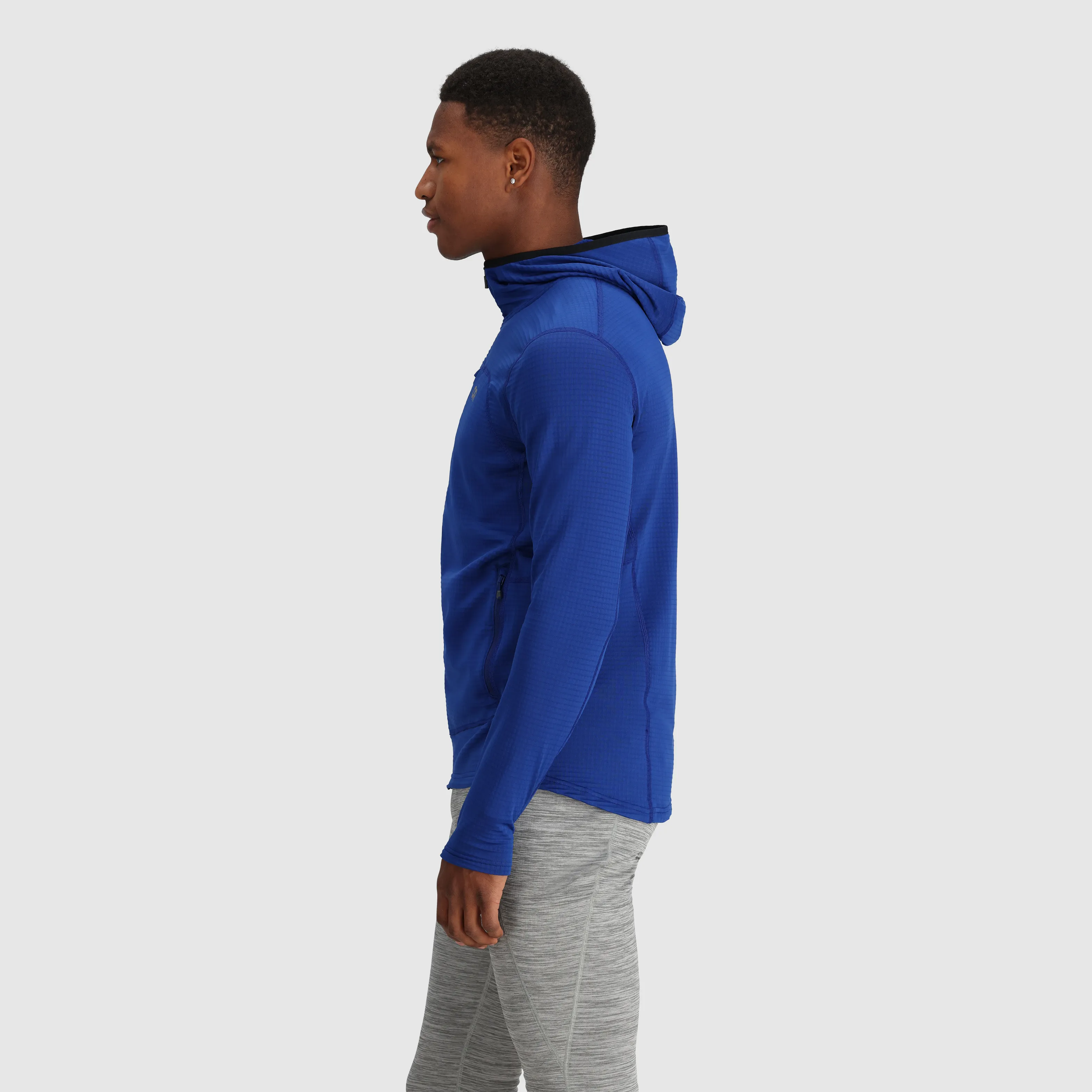 Men's Vigor Grid Fleece Full Zip Hoodie