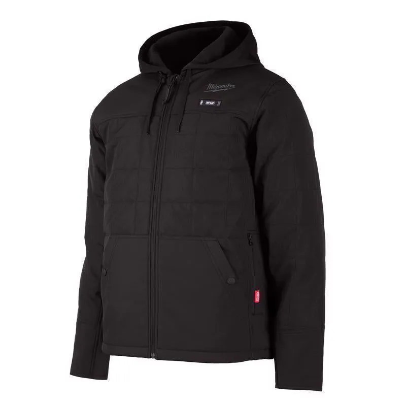 Milwaukee M12 AXIS L Long Sleeve Unisex Full-Zip Heated Jacket Kit Black