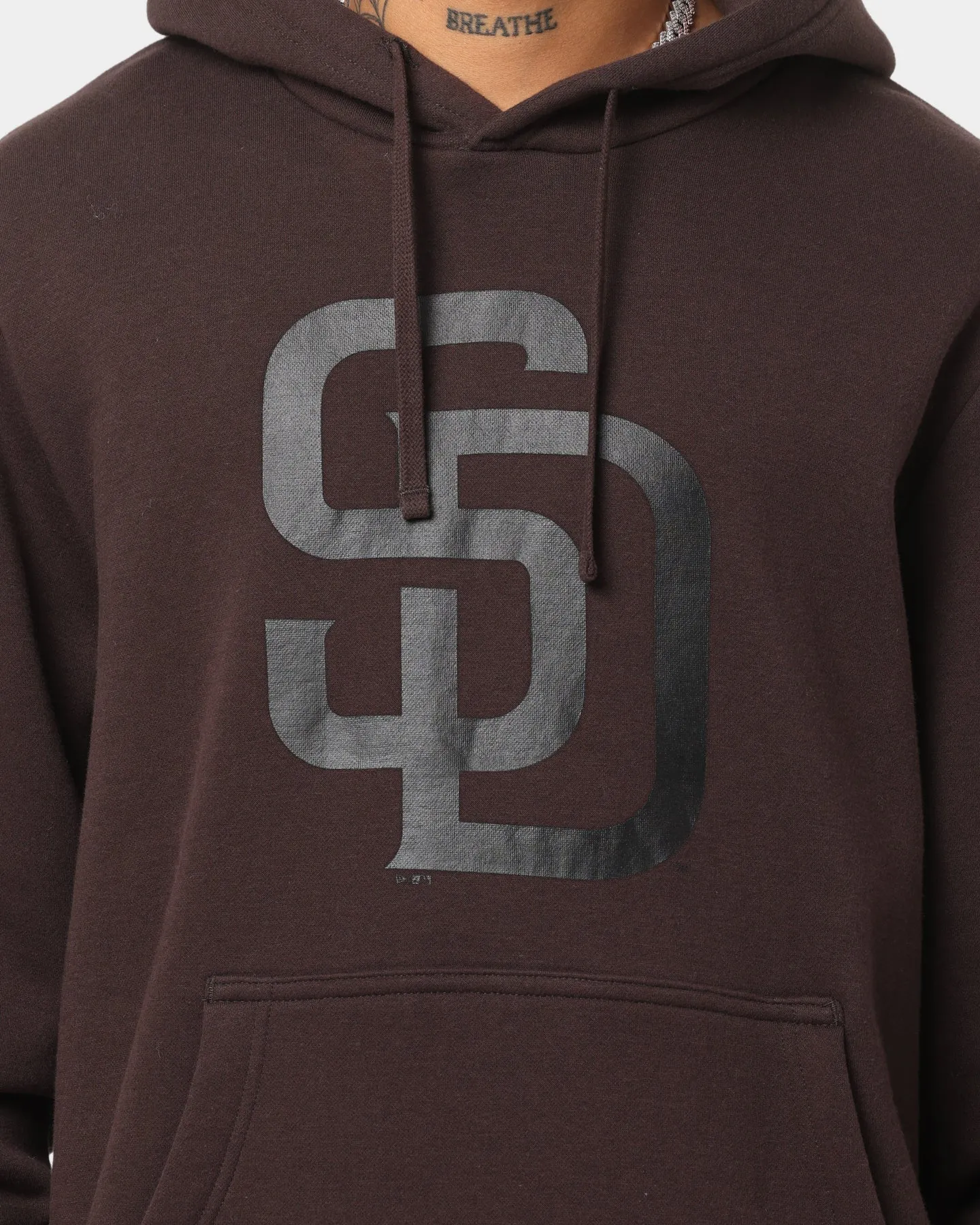 New Era San Diego Padres Hoodie Dark Brown