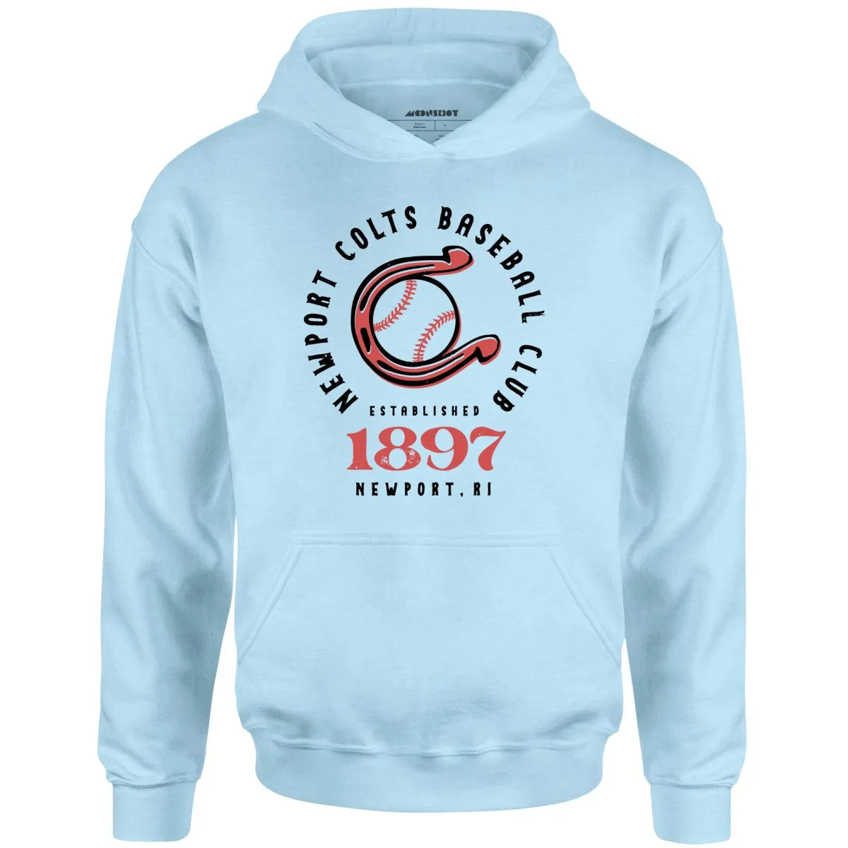 Newport Colts - Rhode Island - Vintage Defunct Baseball Teams - Unisex Hoodie