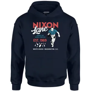 Nixon Lane - Washington D.C. - Vintage Bowling Alley - Unisex Hoodie