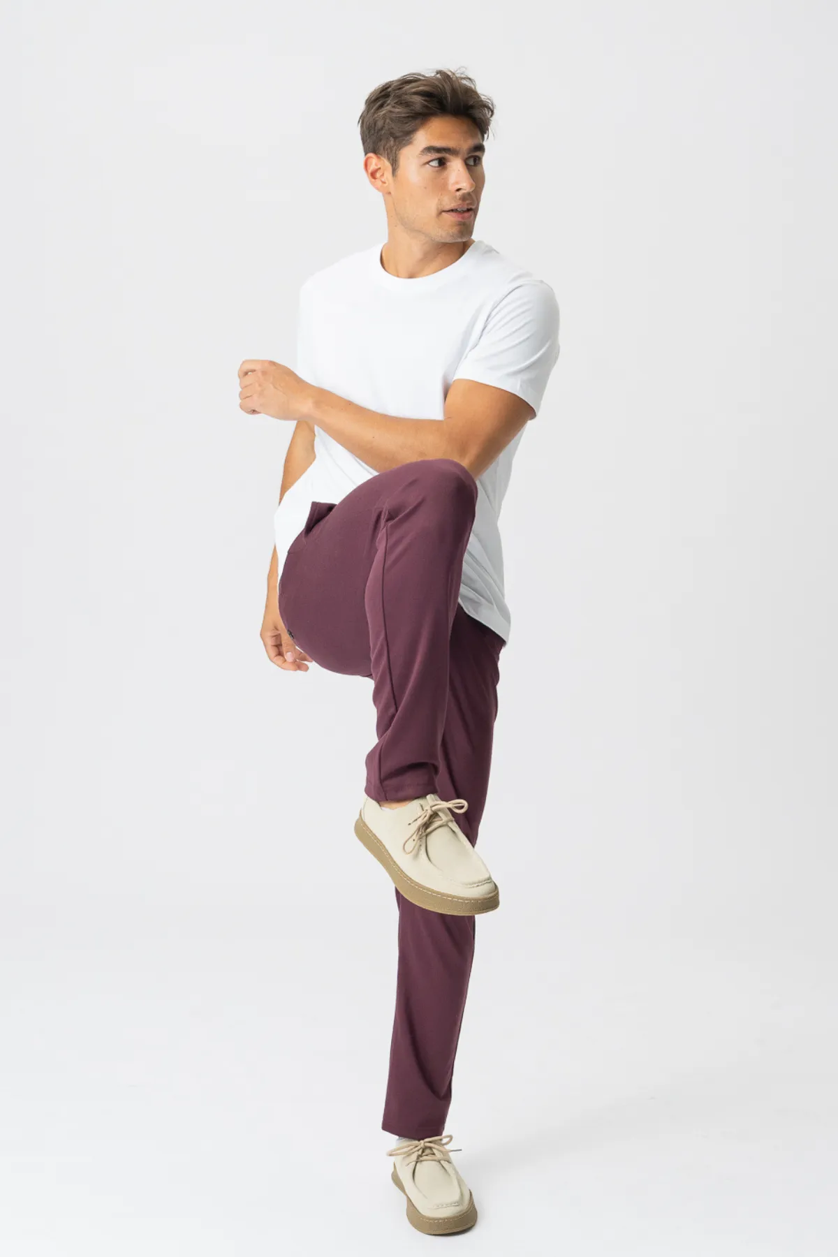 Performance Trousers - Burgundy