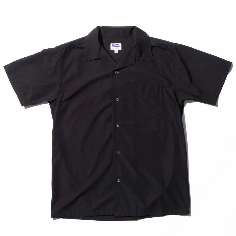 Pherrow's Open Collar Shirt Black