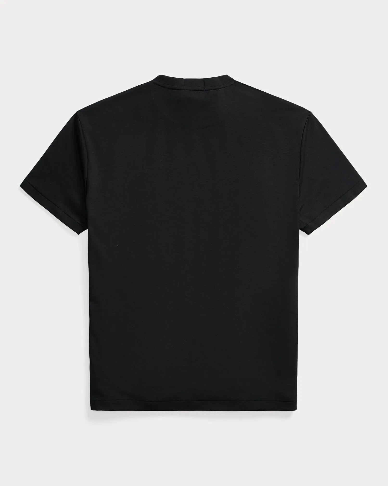 Ralph Lauren Custom Slim Fit Interlock Soft Cotton T-Shirt | Black