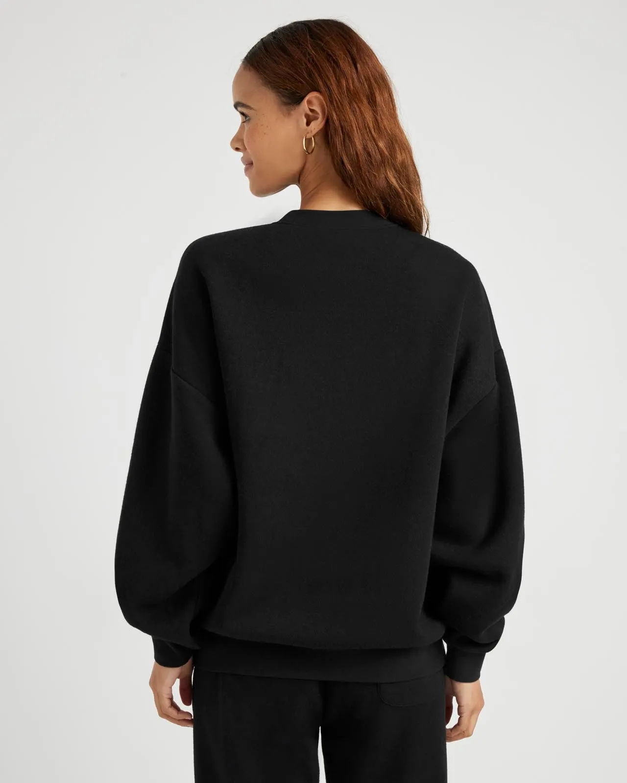 Sequin Fleece Sweatshirt