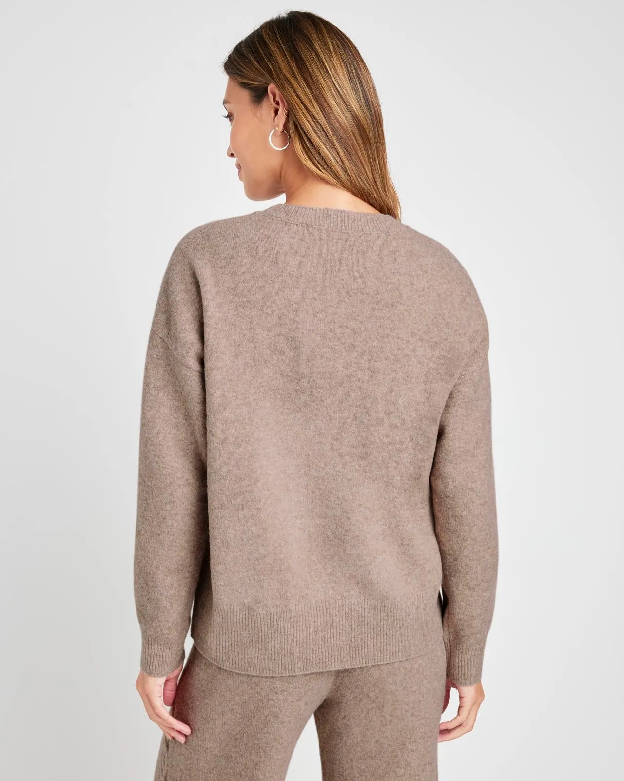 Stassi Cable Crew Sweater